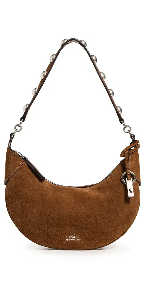 Polo I. D. Suede Mini Studded Bag Cinnamon One Size Polo I. D. Suede Mini Studded Bag Cinnamon One Size