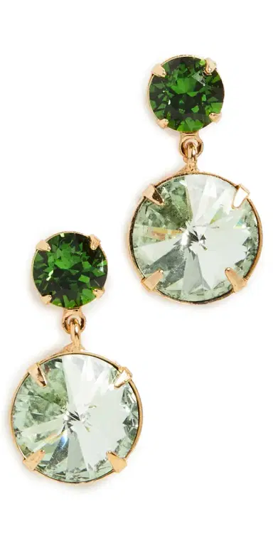 Jennifer Behr Lylah Earrings Fern One Size | Thumbnail 1
