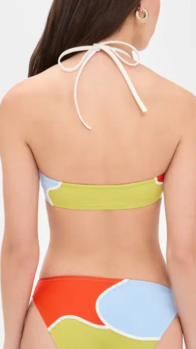 Solid & Striped The Teagan Bikini Top Floral Color Block S | Thumbnail 3 Solid & Striped The Teagan Bikini Top Floral Color Block S | Thumbnail 3