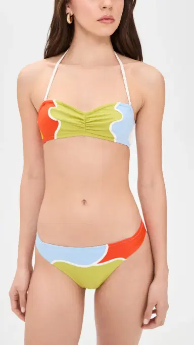 Solid & Striped The Teagan Bikini Top Floral Color Block S | Thumbnail 5 Solid & Striped The Teagan Bikini Top Floral Color Block S | Thumbnail 5