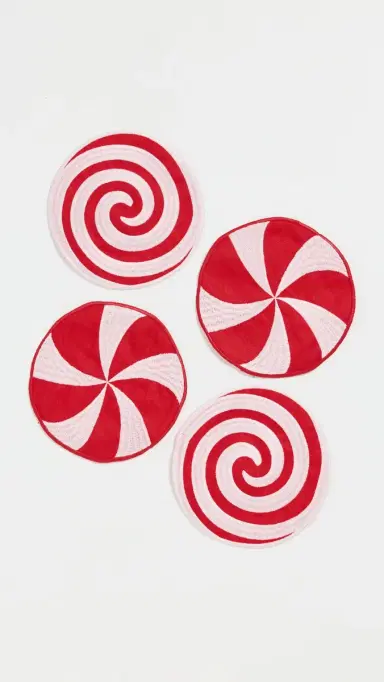 Piecework Puzzles Peppermint Napkins | Thumbnail 5