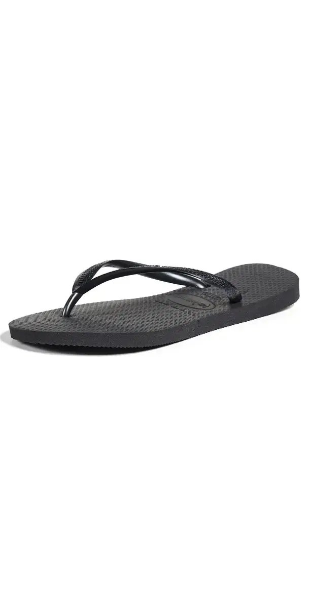 Havaianas Slim Flip Flops Black