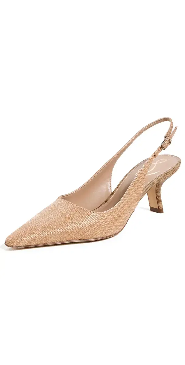 Bianka Sling Pumps Buff Tan