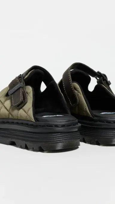 Dr. Martens ZebZag Mules Dms Olive 7 | Thumbnail 4