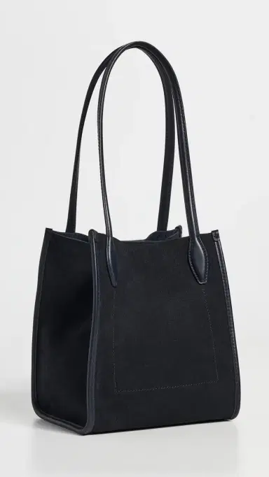 Madewell The Lexington Small Tote In Suede Juniper Berry One Size | Thumbnail 5