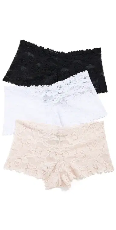 HONEYDEW Natalya Tanga 3 Pack Black/White/Seltzer | Thumbnail 1