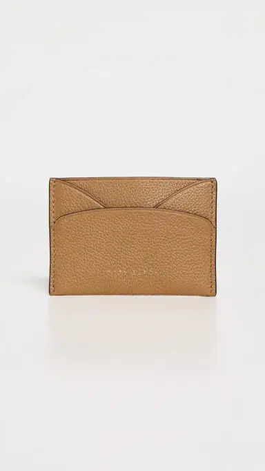 Tory Burch Romy Flat Card Case Tiramisu One Size | Thumbnail 2 Tory Burch Romy Flat Card Case Tiramisu One Size | Thumbnail 2