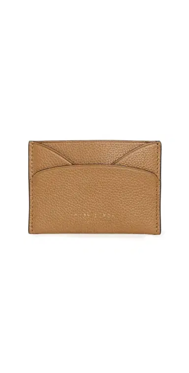 Tory Burch Romy Flat Card Case Tiramisu One Size | Thumbnail 1 Tory Burch Romy Flat Card Case Tiramisu One Size | Thumbnail 1