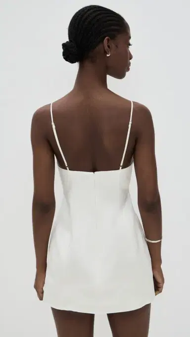 Retrofête Giavanna Dress White L | Thumbnail 3