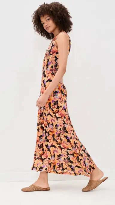 Ulla Johnson Lina Jersey Dress Night Bloom | Thumbnail 4