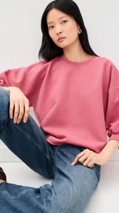 Rachel Comey Fond Sweatshirt Rosebud | Thumbnail 2 Rachel Comey Fond Sweatshirt Rosebud | Thumbnail 2