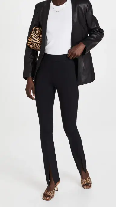 Commando Neoprene Split Front Pants Black M | Thumbnail 5