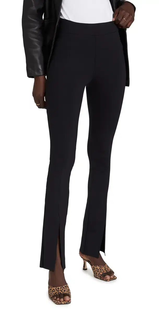Commando Neoprene plit Front Pants Black