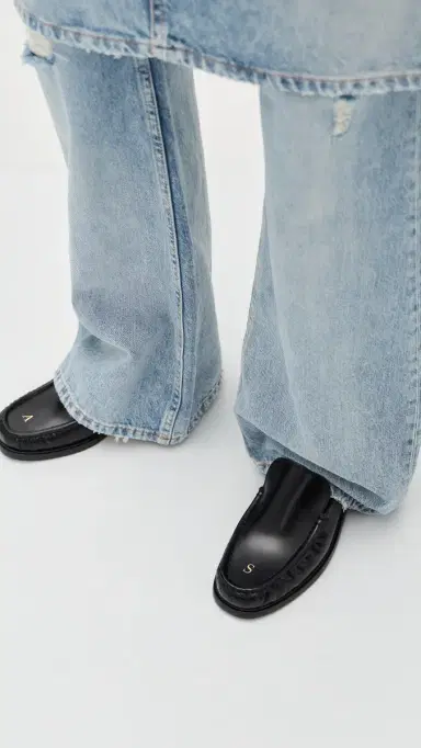 Acne Studios Boafer Light Loafers Black | Thumbnail 3