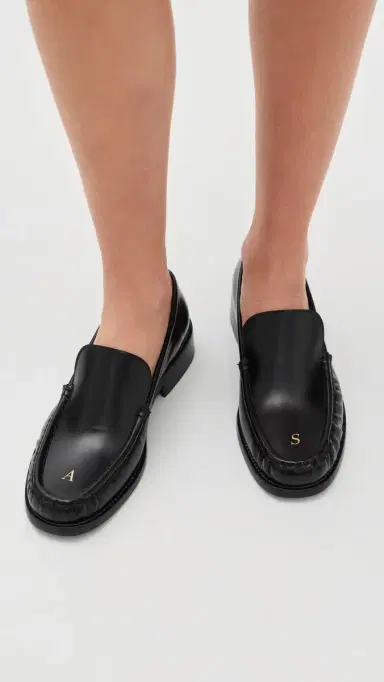 Acne Studios Boafer Light Loafers Black | Thumbnail 4