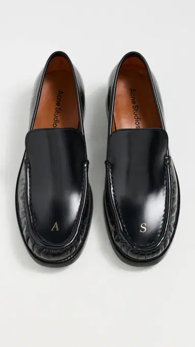 Acne Studios Boafer Light Loafers Black | Thumbnail 6