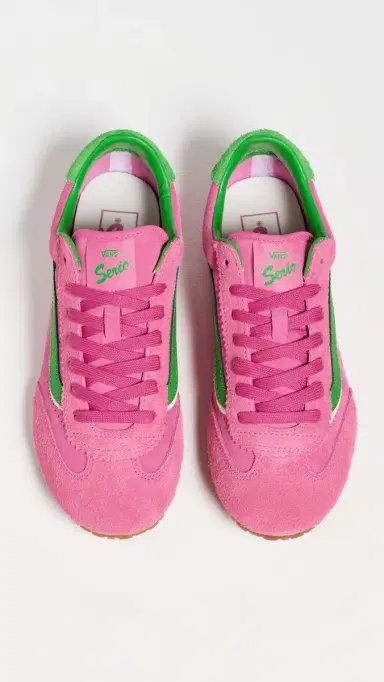 Vans Super Low Pro Sneakers Hot Pink/Green | Thumbnail 5
