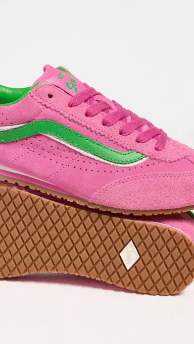 Vans Super Low Pro Sneakers Hot Pink/Green | Thumbnail 6