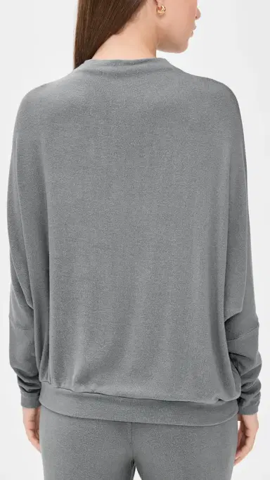 Eberjey Cozy Time ock Neck Pullover Lead | Thumbnail 3 Eberjey Cozy Time ock Neck Pullover Lead | Thumbnail 3