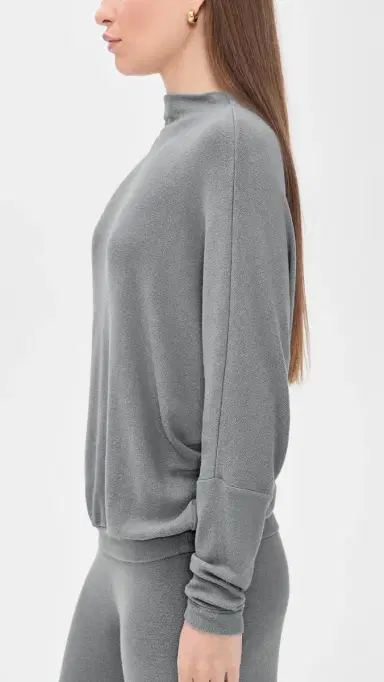 Eberjey Cozy Time ock Neck Pullover Lead | Thumbnail 4 Eberjey Cozy Time ock Neck Pullover Lead | Thumbnail 4