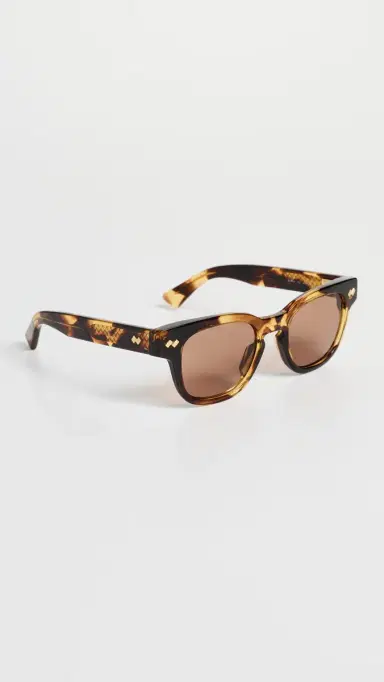 Bottega Veneta Intrecciato Wirecore Sunglasses Havana-Havana-Brown One Size | Thumbnail 4