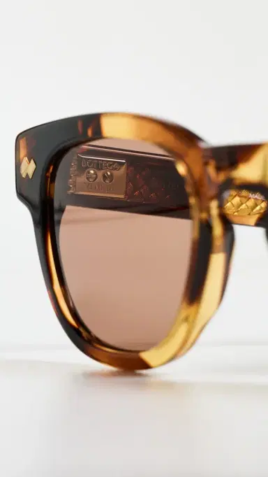 Bottega Veneta Intrecciato Wirecore Sunglasses Havana-Havana-Brown One Size | Thumbnail 5