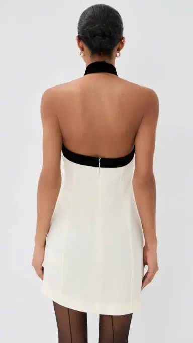 SIMKHAI Neck Tie Jolie Mini Dress Multi | Thumbnail 3 SIMKHAI Neck Tie Jolie Mini Dress Multi | Thumbnail 3