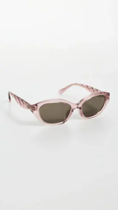 Tory Burch Kira Irregular Sunglasses Transparent | Thumbnail 4