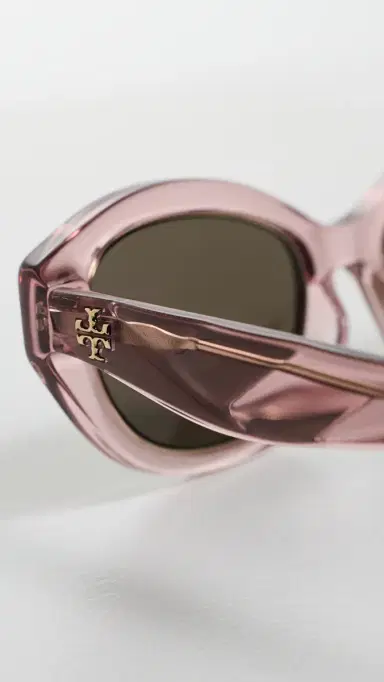 Tory Burch Kira Irregular Sunglasses Transparent | Thumbnail 5