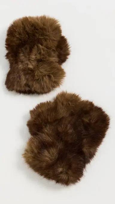 Apparis Ariel Mink Fingerless Gloves Mink | Thumbnail 5 Apparis Ariel Mink Fingerless Gloves Mink | Thumbnail 5