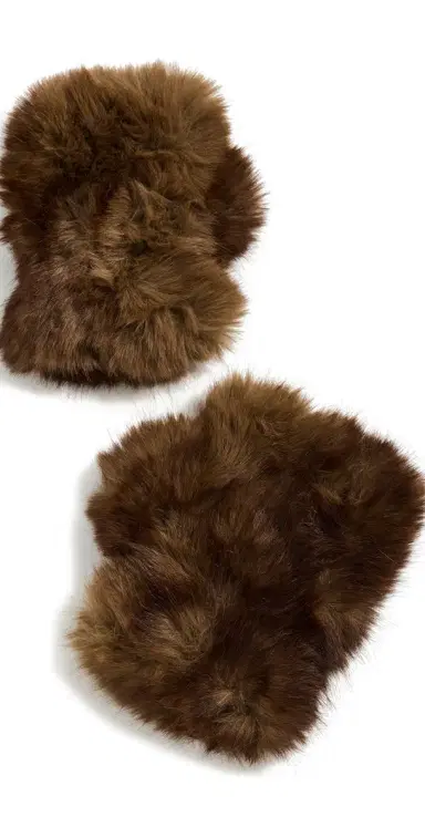 Apparis Ariel Mink Fingerless Gloves Mink | Thumbnail 1 Apparis Ariel Mink Fingerless Gloves Mink | Thumbnail 1
