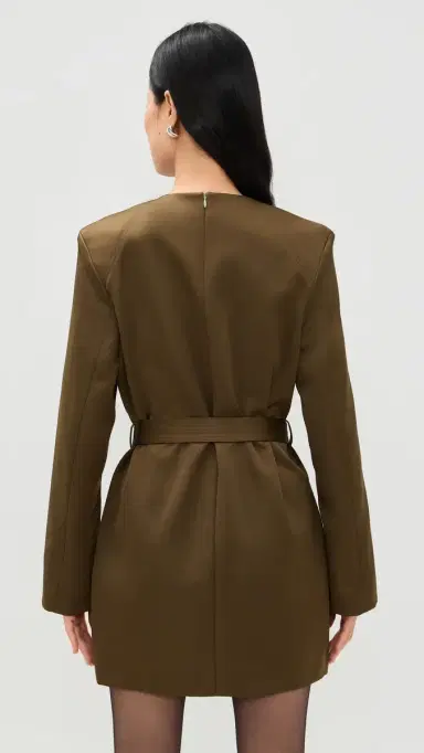 Nanushka Genaya Dress Wood | Thumbnail 3 Nanushka Genaya Dress Wood | Thumbnail 3