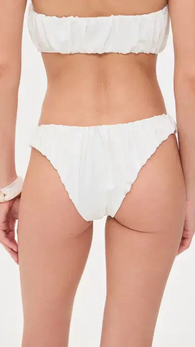 CAROLINE CONSTAS Dorit Ruched Bikini Bottoms | Thumbnail 3