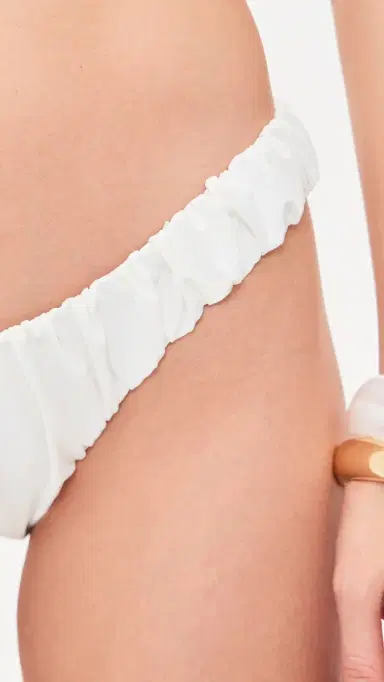 CAROLINE CONSTAS Dorit Ruched Bikini Bottoms | Thumbnail 5