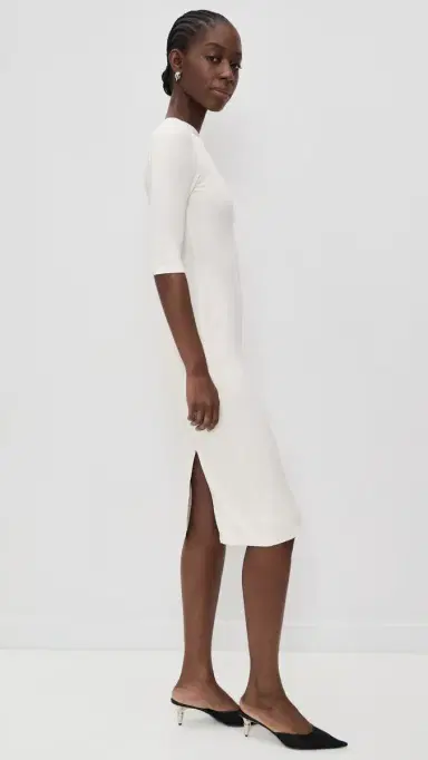 Alice + Olivia Delora Fitted Mock Neck Dress | Thumbnail 4
