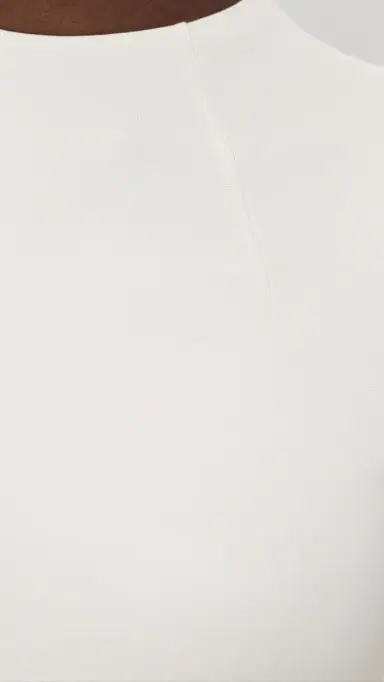 Alice + Olivia Delora Fitted Mock Neck Dress | Thumbnail 6