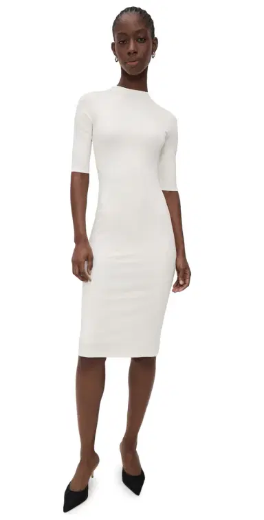 Alice + Olivia Delora Fitted Mock Neck Dress | Thumbnail 1