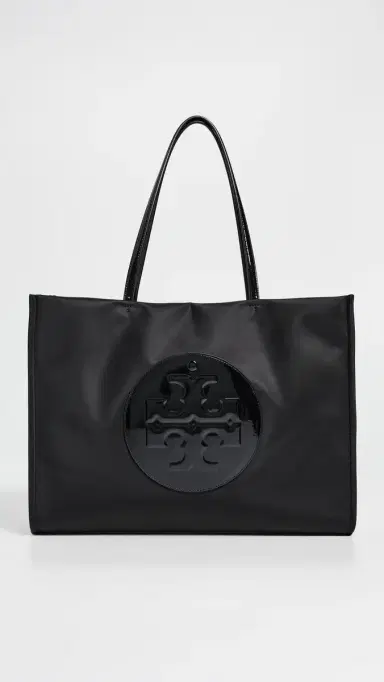 Tory Burch Ella Patent Tote Black One Size | Thumbnail 2 Tory Burch Ella Patent Tote Black One Size | Thumbnail 2
