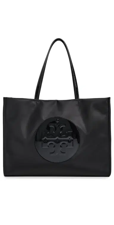 Tory Burch Ella Patent Tote Black One Size | Thumbnail 1 Tory Burch Ella Patent Tote Black One Size | Thumbnail 1