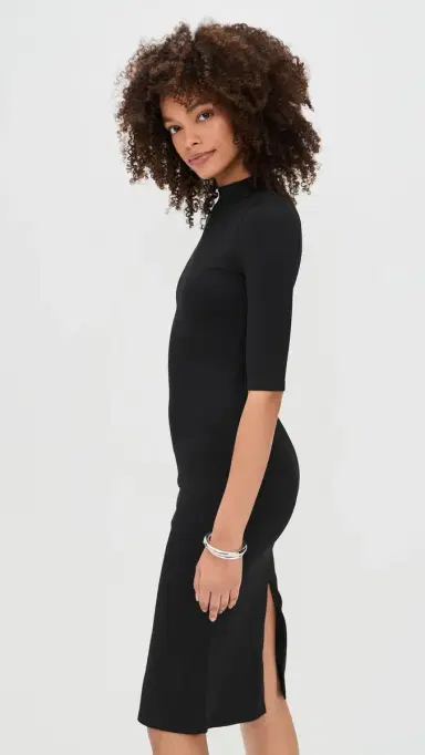 Alice + Olivia Delora Fitted Mock Neck Dress | Thumbnail 4 Alice + Olivia Delora Fitted Mock Neck Dress | Thumbnail 4