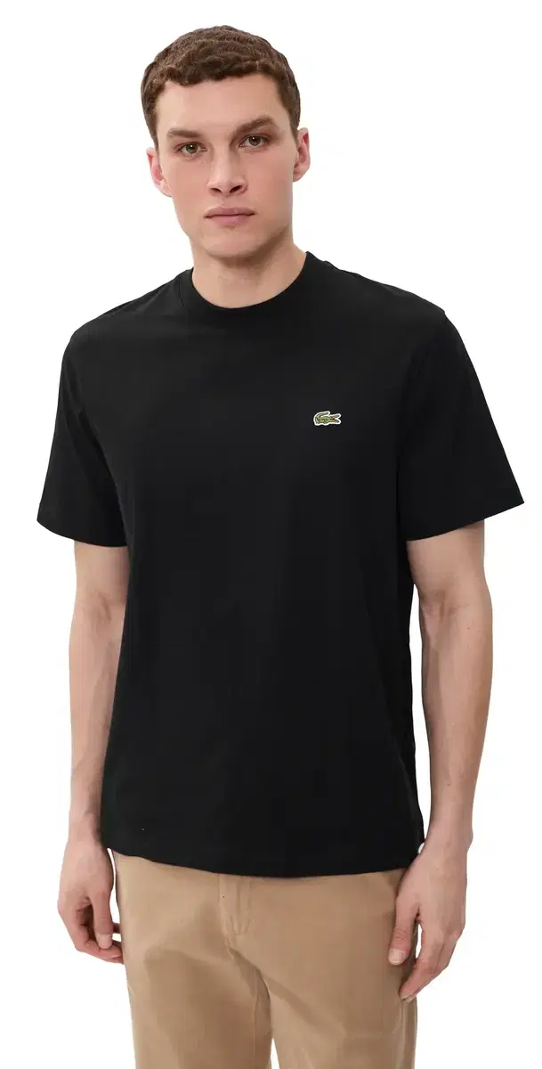 Cotton Logo Tee Black