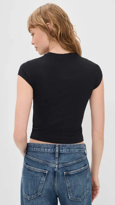 SLVRLAKE Cap Sleeve Tee Raven | Thumbnail 3