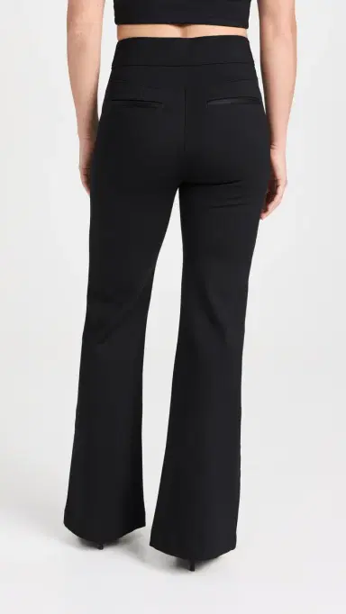 Spanx Hi Rise Flare Petite Perf Pants Classic | Thumbnail 3 Spanx Hi Rise Flare Petite Perf Pants Classic | Thumbnail 3