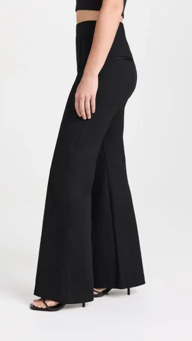 Spanx Hi Rise Flare Petite Perf Pants Classic | Thumbnail 4 Spanx Hi Rise Flare Petite Perf Pants Classic | Thumbnail 4