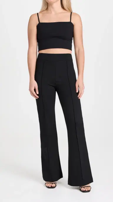 Spanx Hi Rise Flare Petite Perf Pants Classic | Thumbnail 5 Spanx Hi Rise Flare Petite Perf Pants Classic | Thumbnail 5