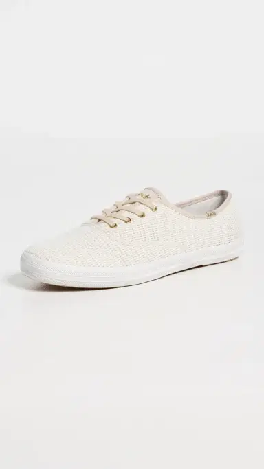 Keds Champion Cotton Mesh Sneakers Snow White 5 | Thumbnail 2