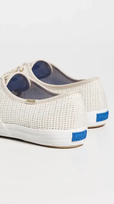 Keds Champion Cotton Mesh Sneakers Snow White 5 | Thumbnail 4