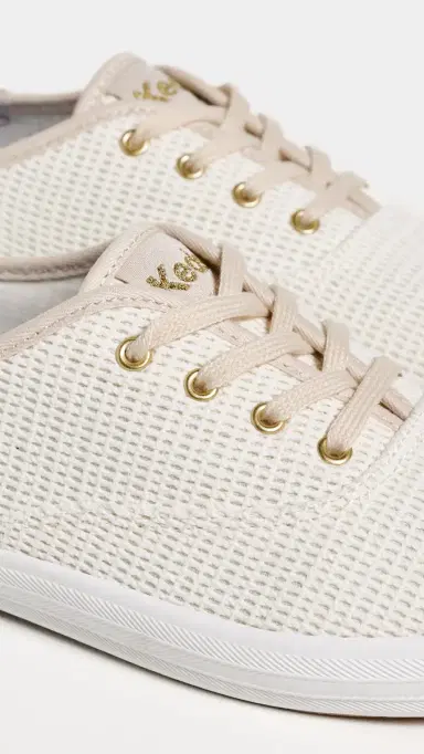 Keds Champion Cotton Mesh Sneakers Snow White 5 | Thumbnail 6