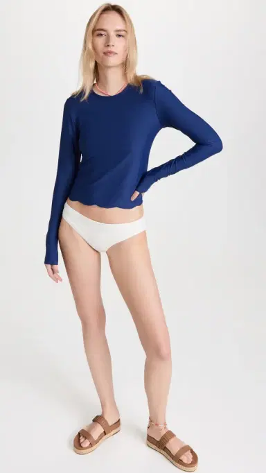 Cover Scallop Swim Tee Navy | Thumbnail 5 Cover Scallop Swim Tee Navy | Thumbnail 5