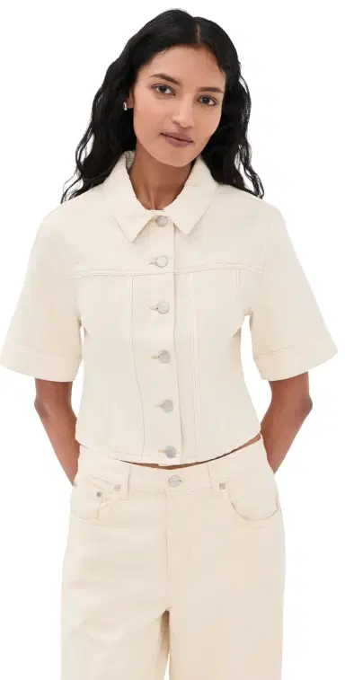 Veronica Beard Jean Malcom Jacket Ecru | Thumbnail 1